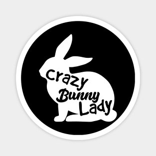 crazy bunny lady Magnet